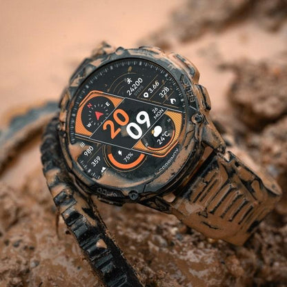 Carbinox Blaze Smart Watch with GPS, Fitness Tracker Compatible with Android and IOS Make Receive Calls Messages, Heart Rate, Monitor Stress Levels, Tracker Oxygen, Monitor Steps Counter, Sleep Tracking, Alarm, Clock, Social Media Notifications