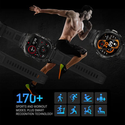 Carbinox Blaze Smart Watch with GPS, Fitness Tracker Compatible with Android and IOS Make Receive Calls Messages, Heart Rate, Monitor Stress Levels, Tracker Oxygen, Monitor Steps Counter, Sleep Tracking, Alarm, Clock, Social Media Notifications